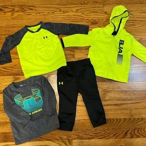 INFANT Boys Under Armour Sweatsuit Set 18 MTHS
